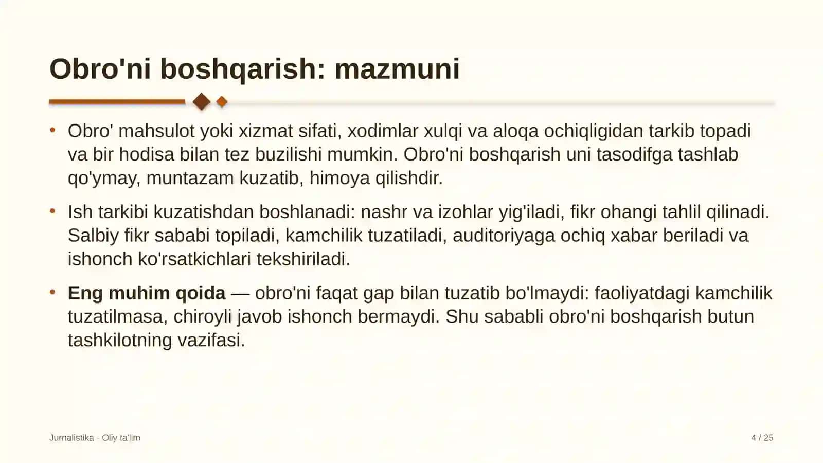 Konsullik muassasalarida obro'ni boshqarish 4