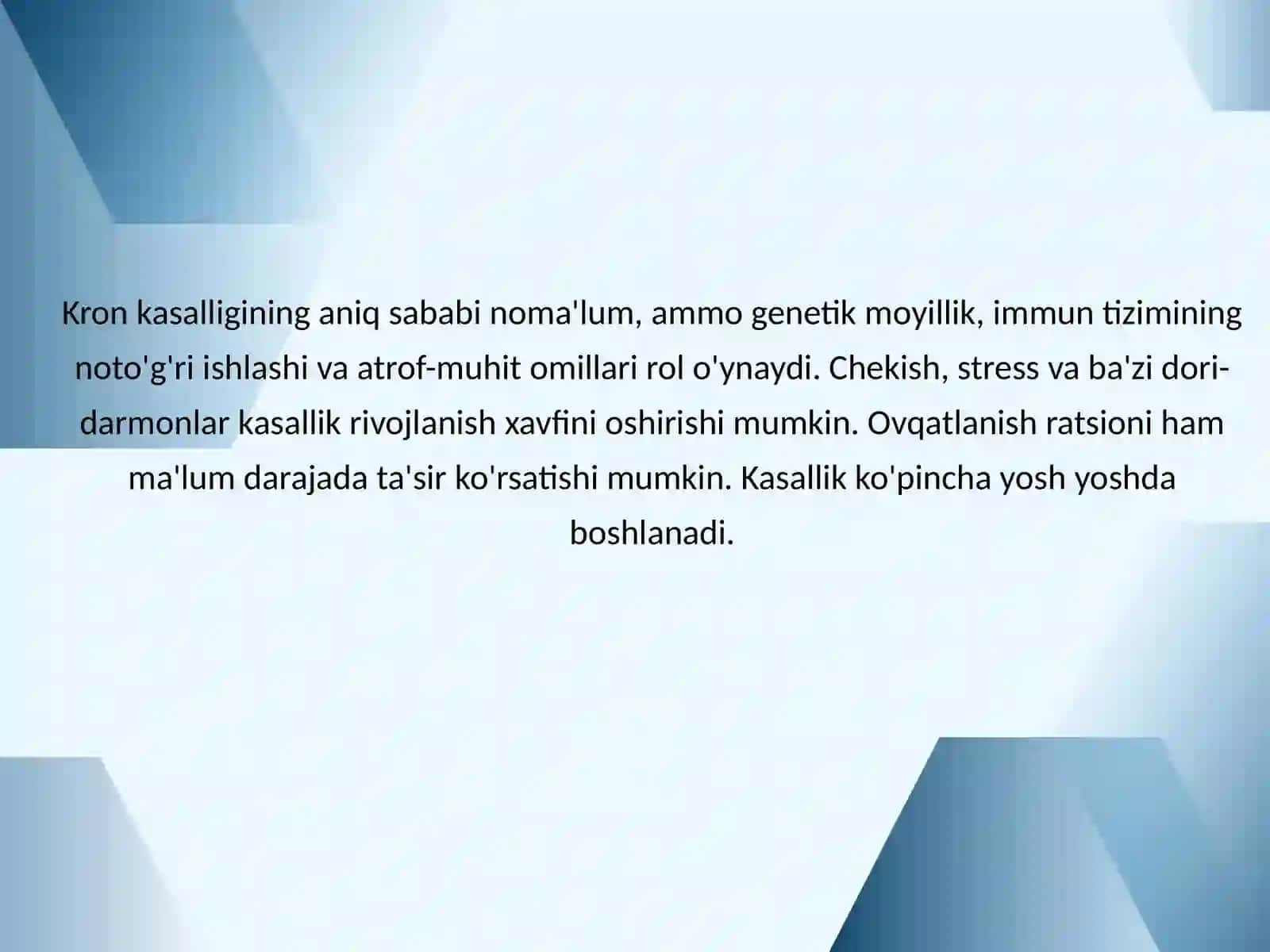 Kron kasalligi. Ichak disbakteriozi 4