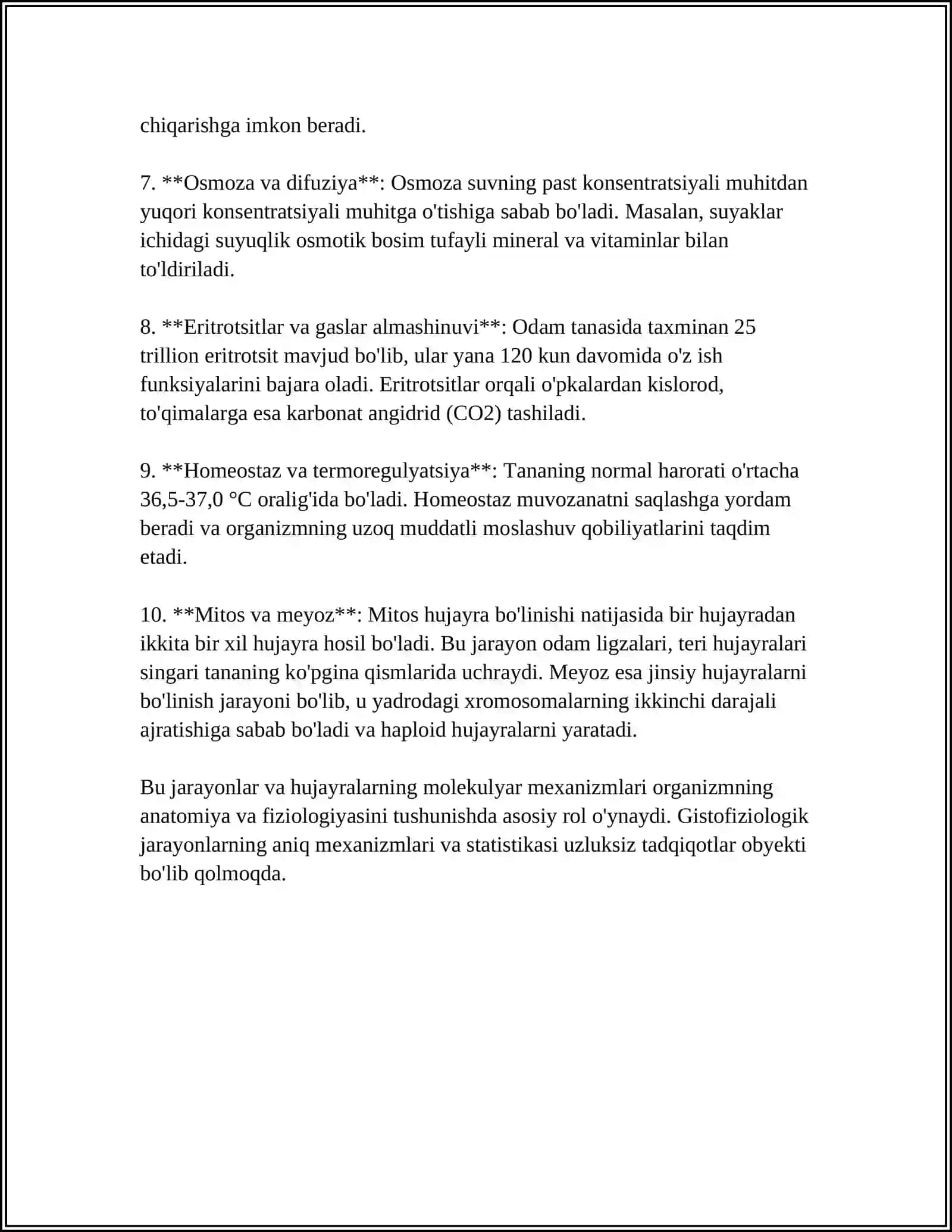 ATSINUSNING GISTAFIZIOLOGIYASI.OʻPKANING REGENERATSIYASI VA TRANSPLANTATSIYASI 4