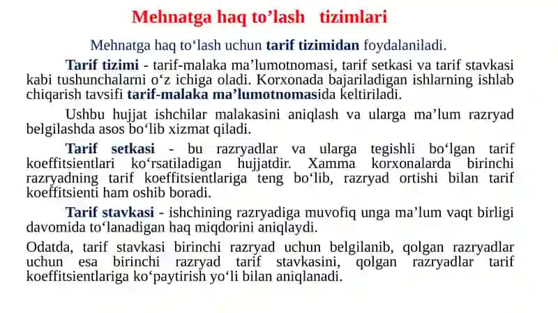 Mexnat va ish haqini hisobga olish 4