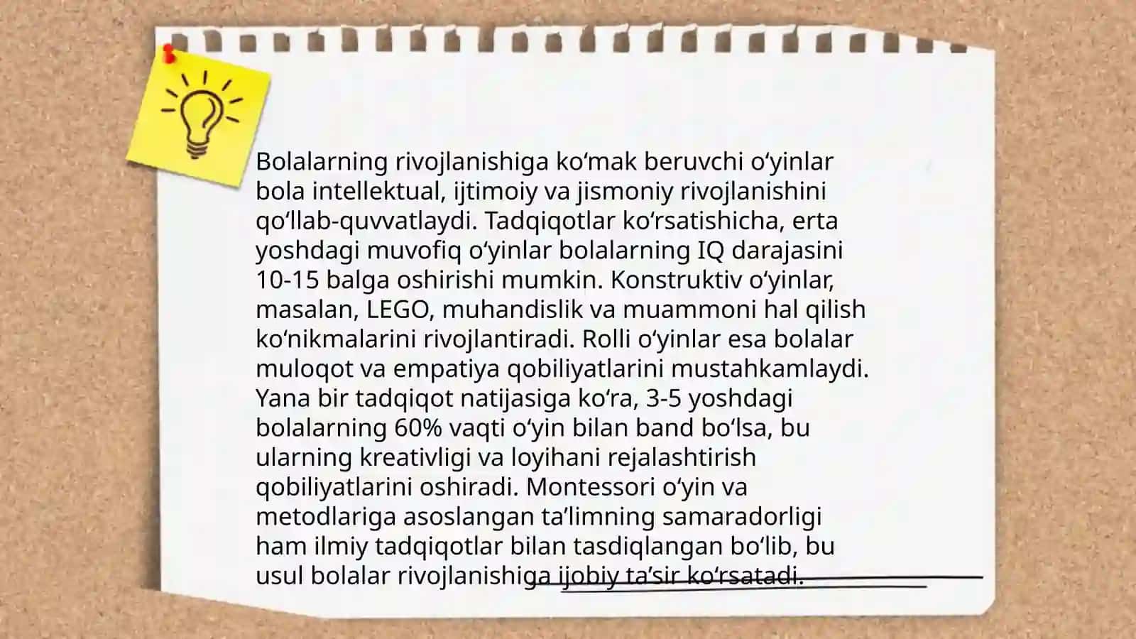 Maktabgacha ta'lim tashkilotlariga oʻquv mashgʻulotlarini tashkilot etish 4