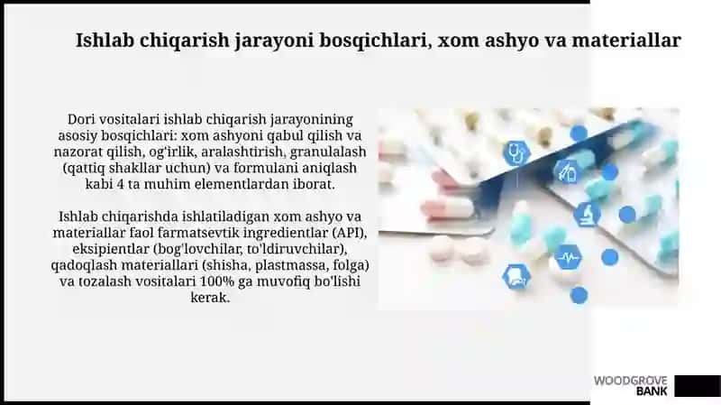 Farmatsevtik Ishlab chiqarishning umumiy tavsifi 4