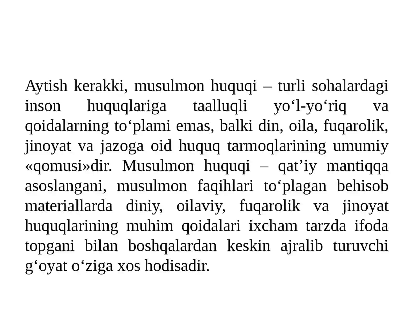 Islom sivilizatsiyasida ijtimoiy munosabatlar va oila tartibi 4