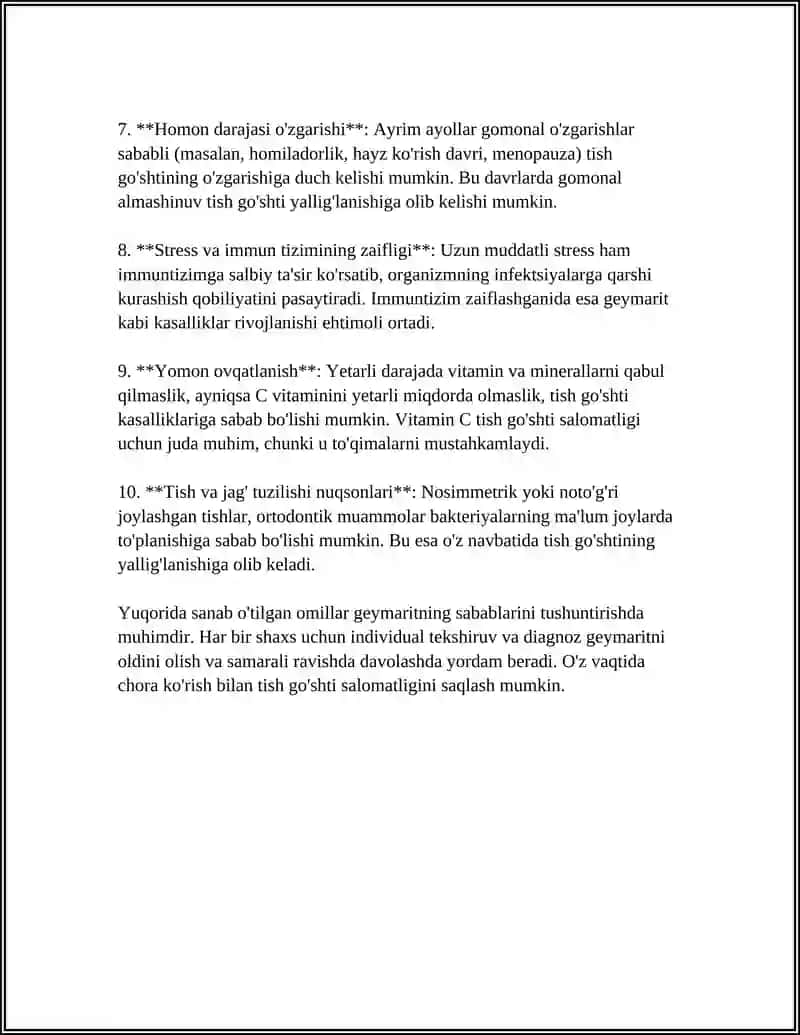 GAYMARIT KASALLIGI DAVOLASH TASHXISI 4