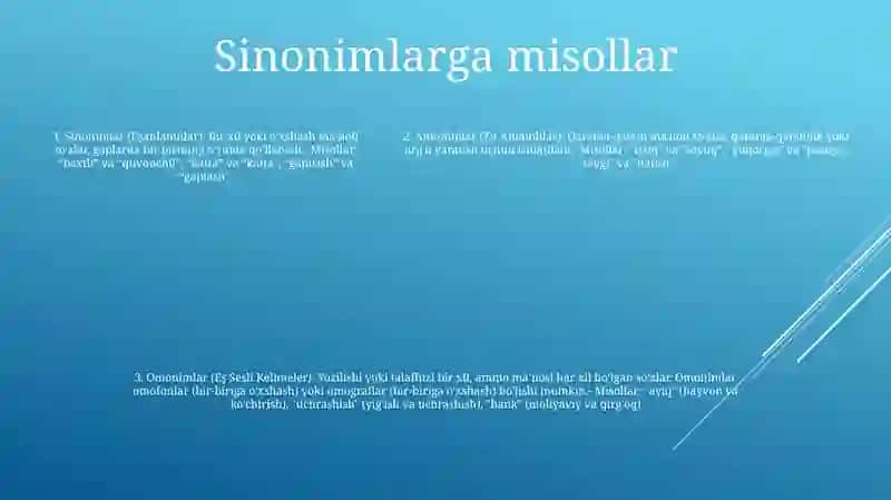 Sinonimlar Antonimlar Omonimlar 4
