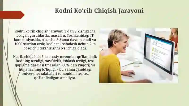 Kodni Ko'rib Chiqish Usullari 4