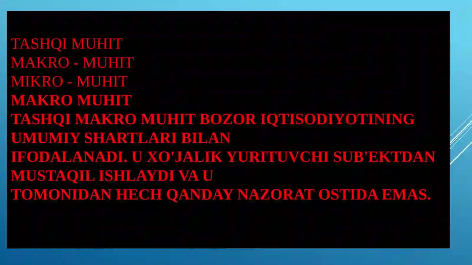 Marketing muhitida firmalar faoliyati 4