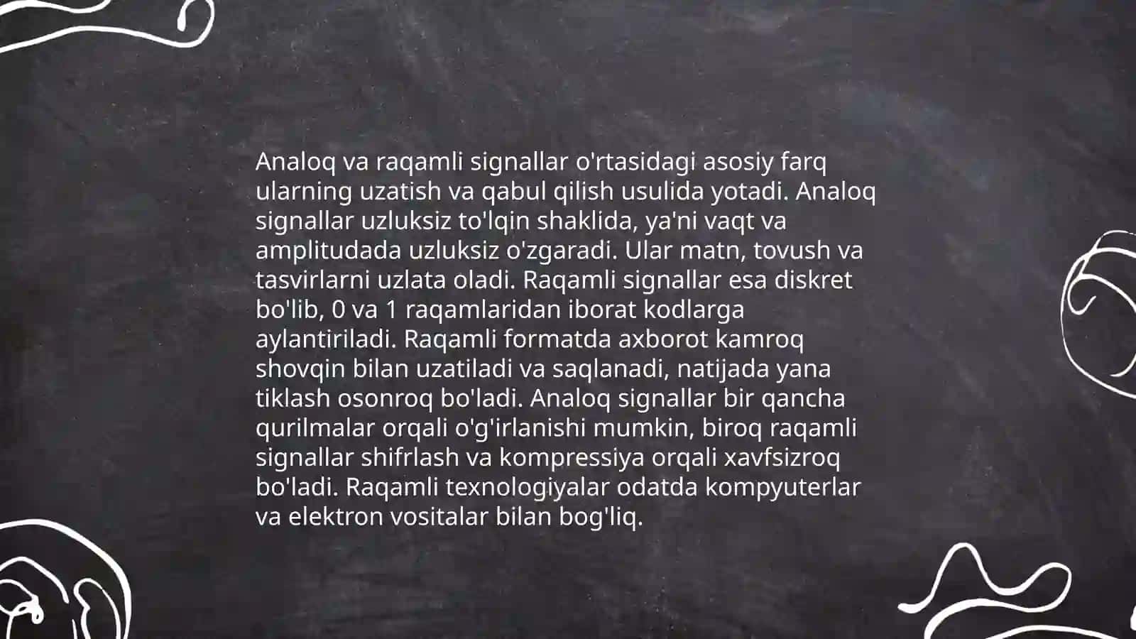 Analog va raqamli signallar 4