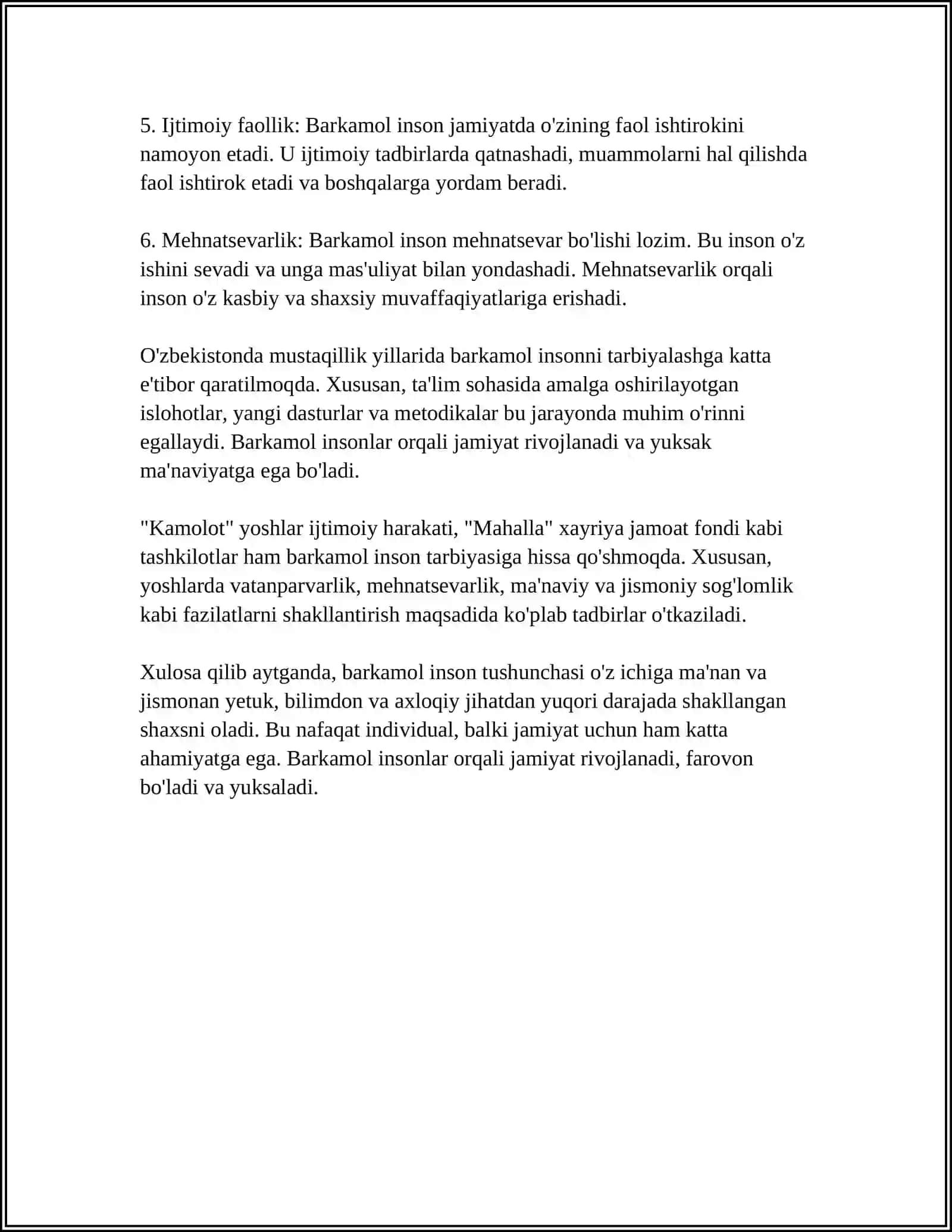 Barkamol Inson Tarbiyasi 4