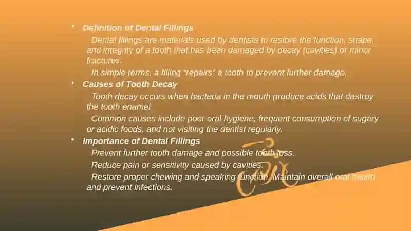 Dental fillings 4