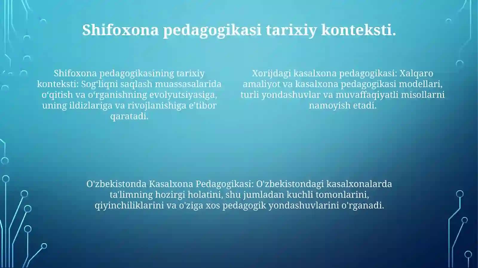 Kasalxona Pedagogikasi 4
