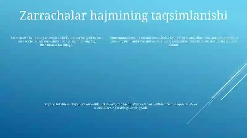 Tuproqning Mexanik Tarkibi 4