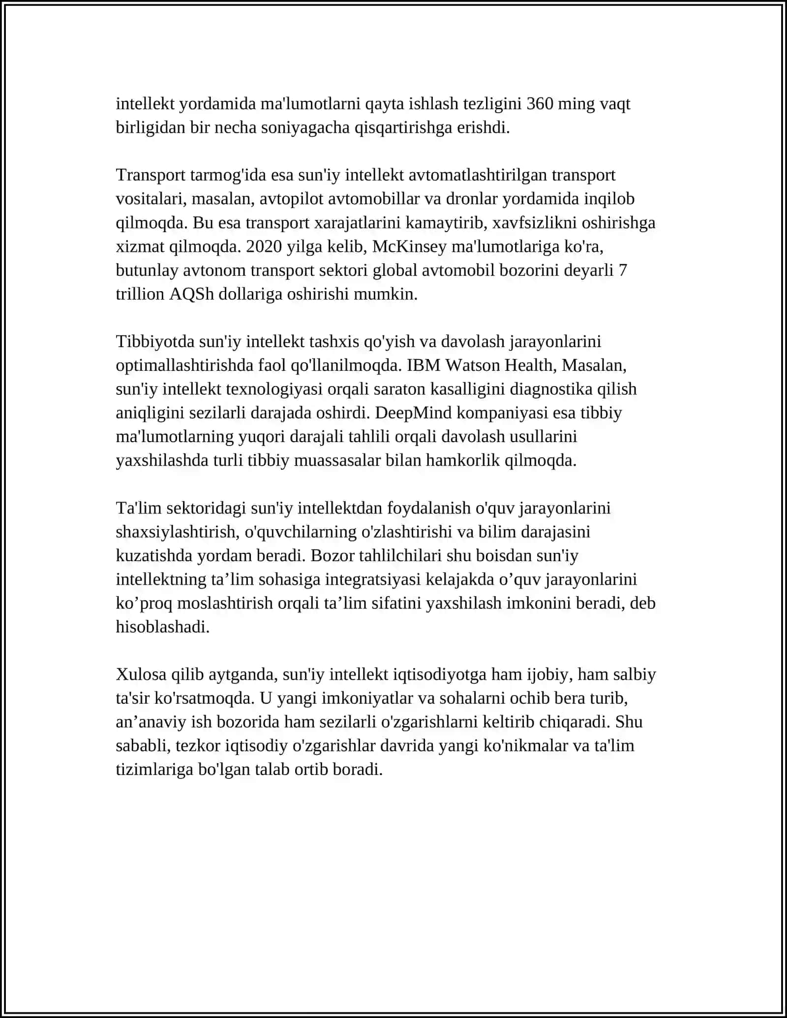 SUN'IY INTELEKT BUGUNGI KUNDAGI AHAMIYATI 4