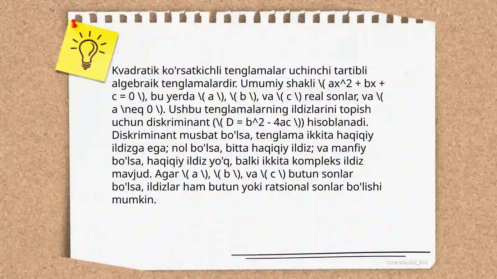 Chiziqli ko'rsatkichli tenglamalar 4