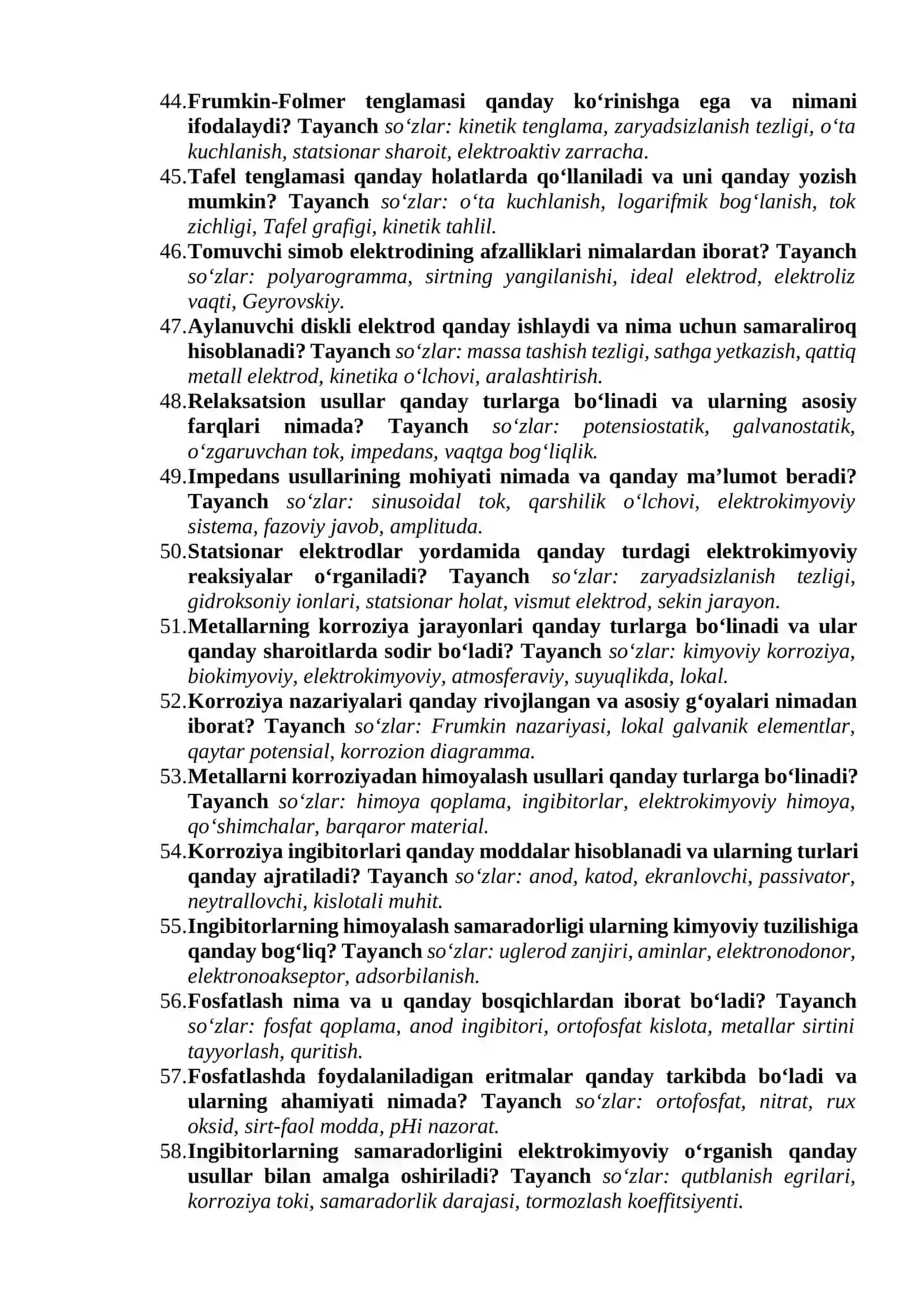 Elektrolitik dissotsiatsiyalanish nazariyasi 4