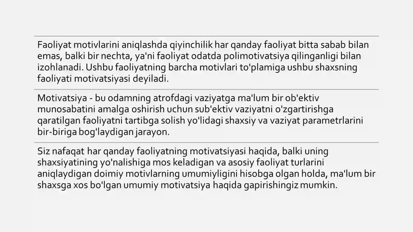 BOSHQARUVCHINING FAOLIYAT MOTIVLARI 4