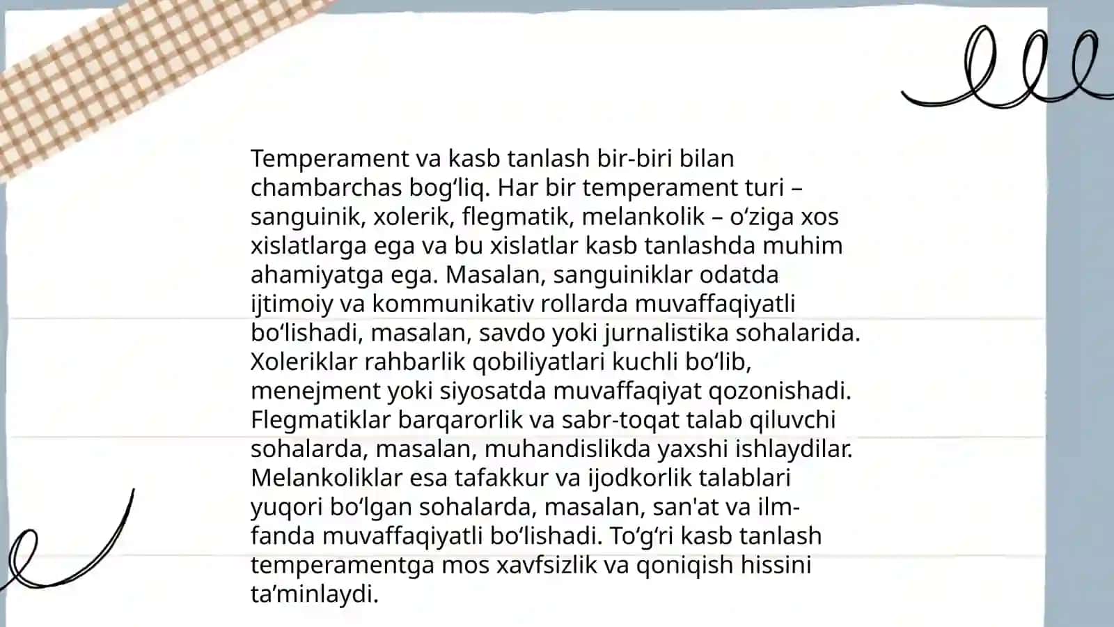 Shaxs xususiyatlarining kasb tanlashga ta'siri 4
