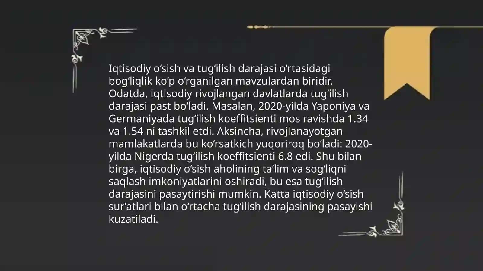 Iqtisodiyotning demografik jarayonlarga ta’siri 4