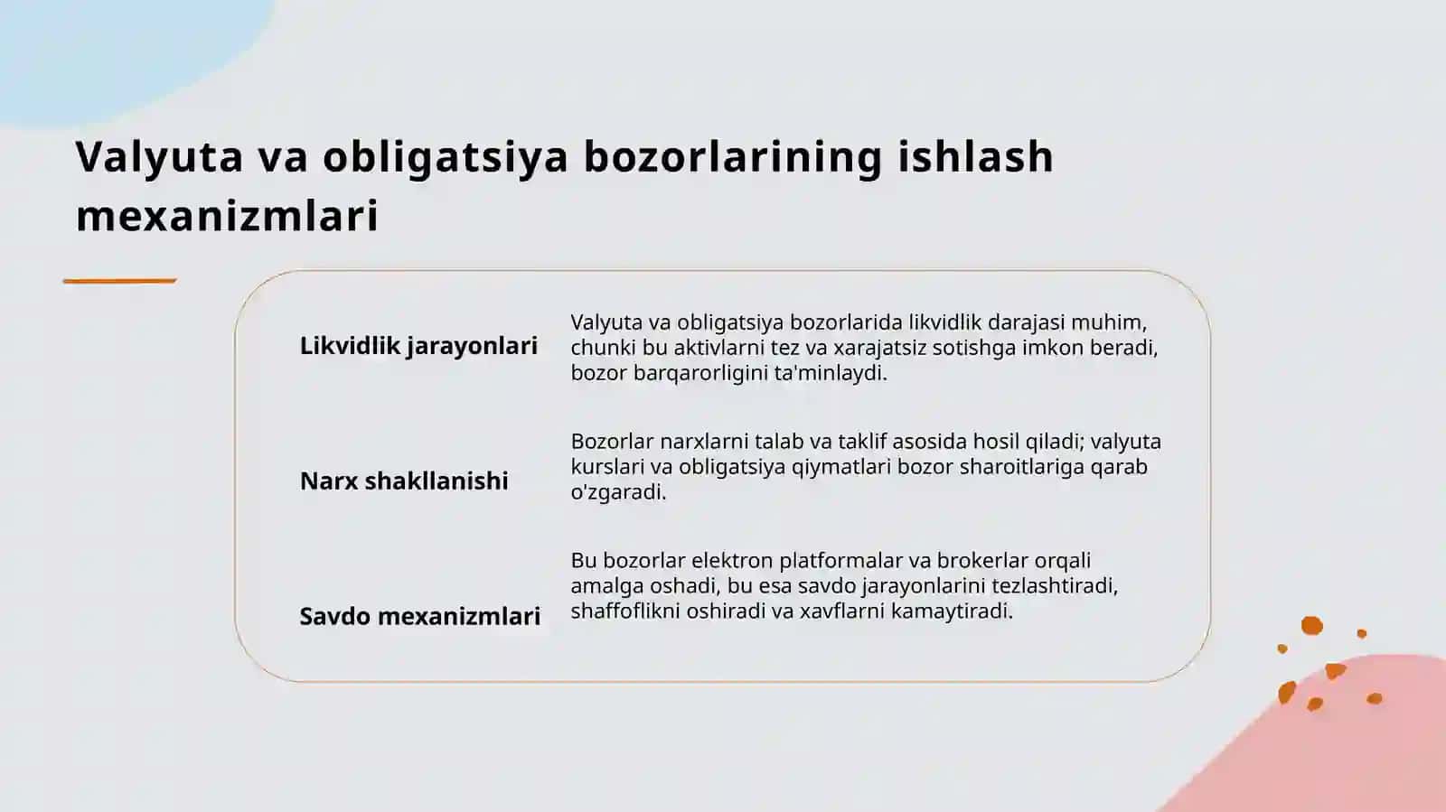 Xalgaro moliyaviy bozorlar va ularning funksiyalari 4