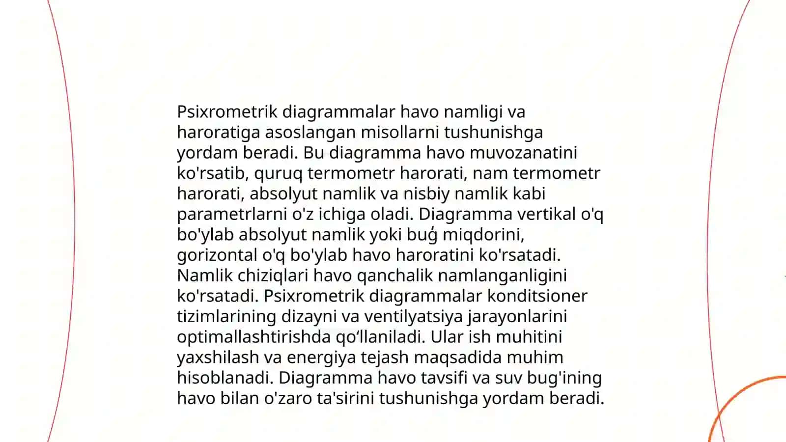 Psixrometrik namlikni aniqlash 4
