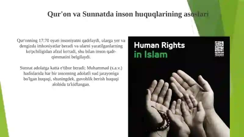 Islomda inson huquqlari 4