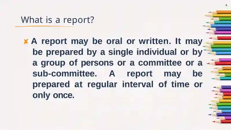 Report Writing 4