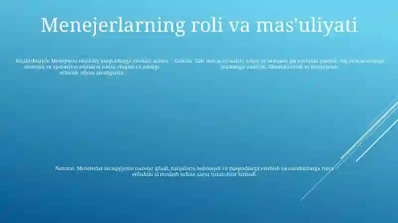 Mehnat Jamoalarida Menejerlar Faoliyatini Tashkil Etish 4