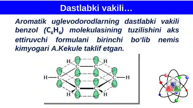 Aromatik birikmalar. Olinishi va xossalari. 4