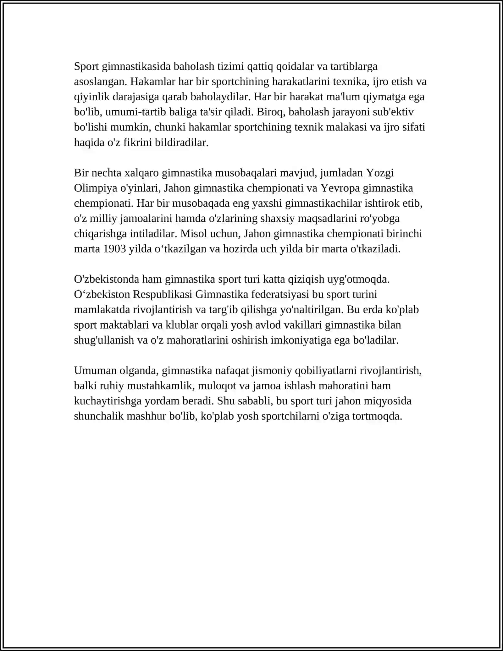 GIMNASTIKA TURLERI 4