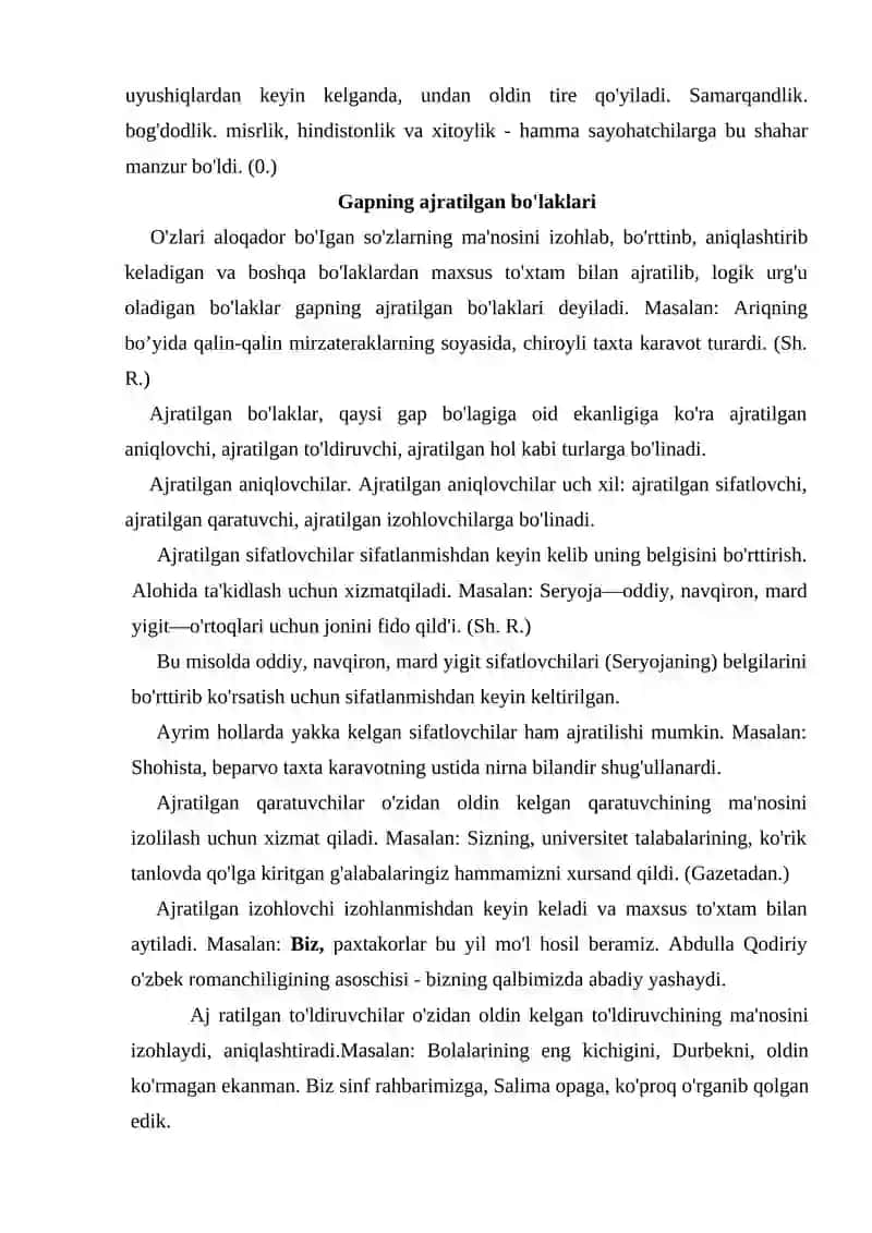Gapning uyushiq bo'laklari 4