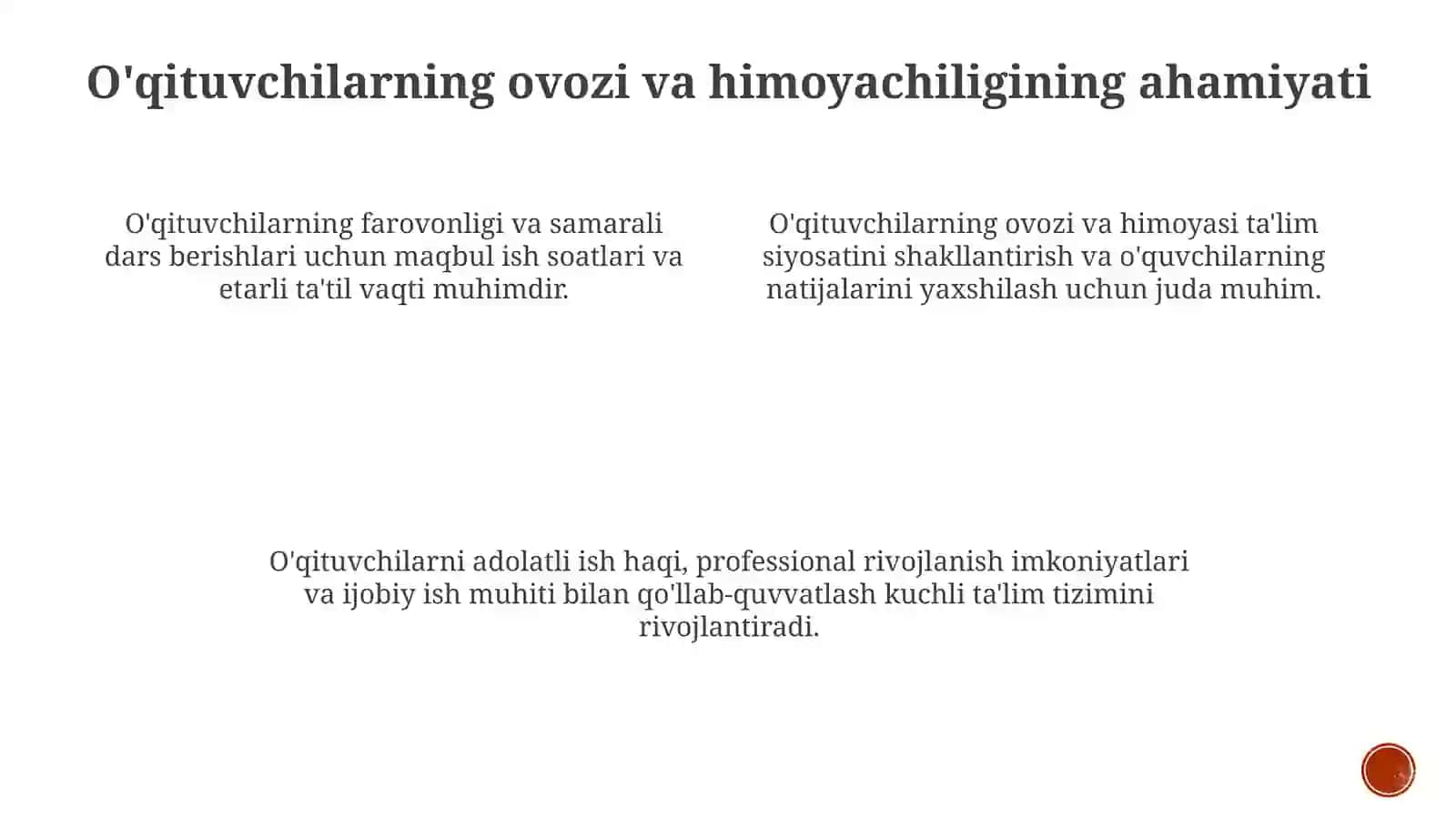 Pedagog xodimlarning ish vaqti va dam olish vaqti 4