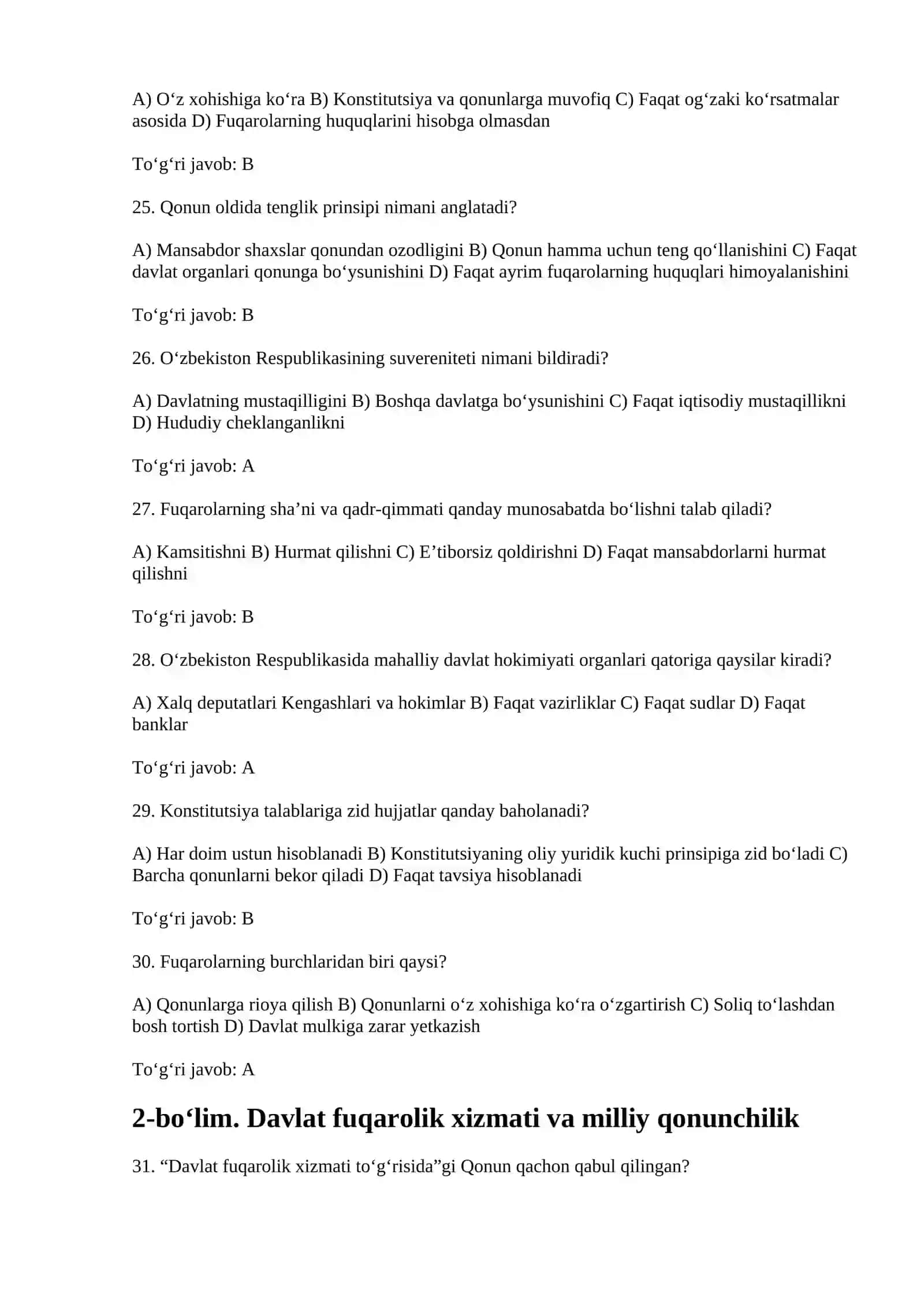 Argos testlari 4