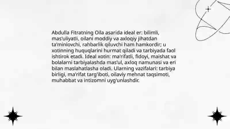 A.Fitratning "Oila asari" 4