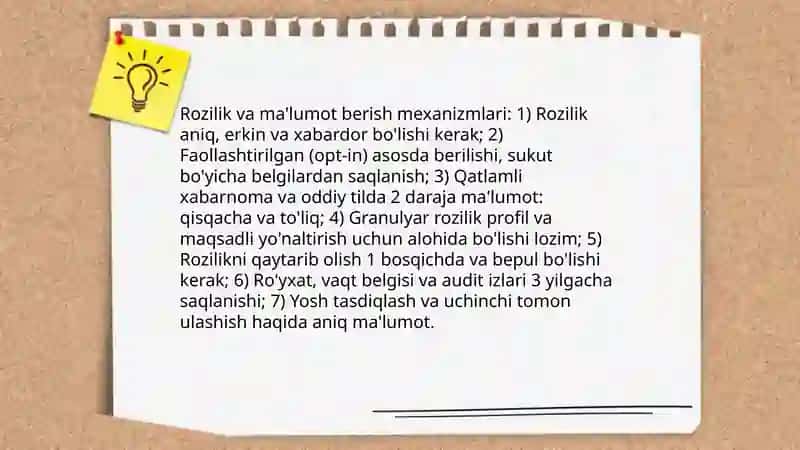 Ma'lumotlarni himoyalash tamoyillari 4