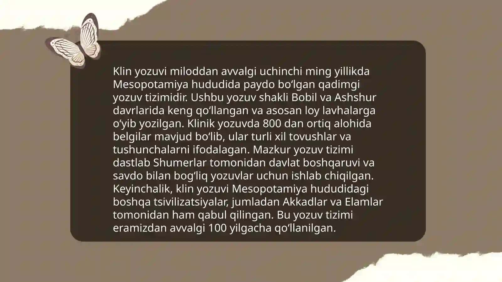 Qadimgi Mesopatamiyaning yozma manbalari 4