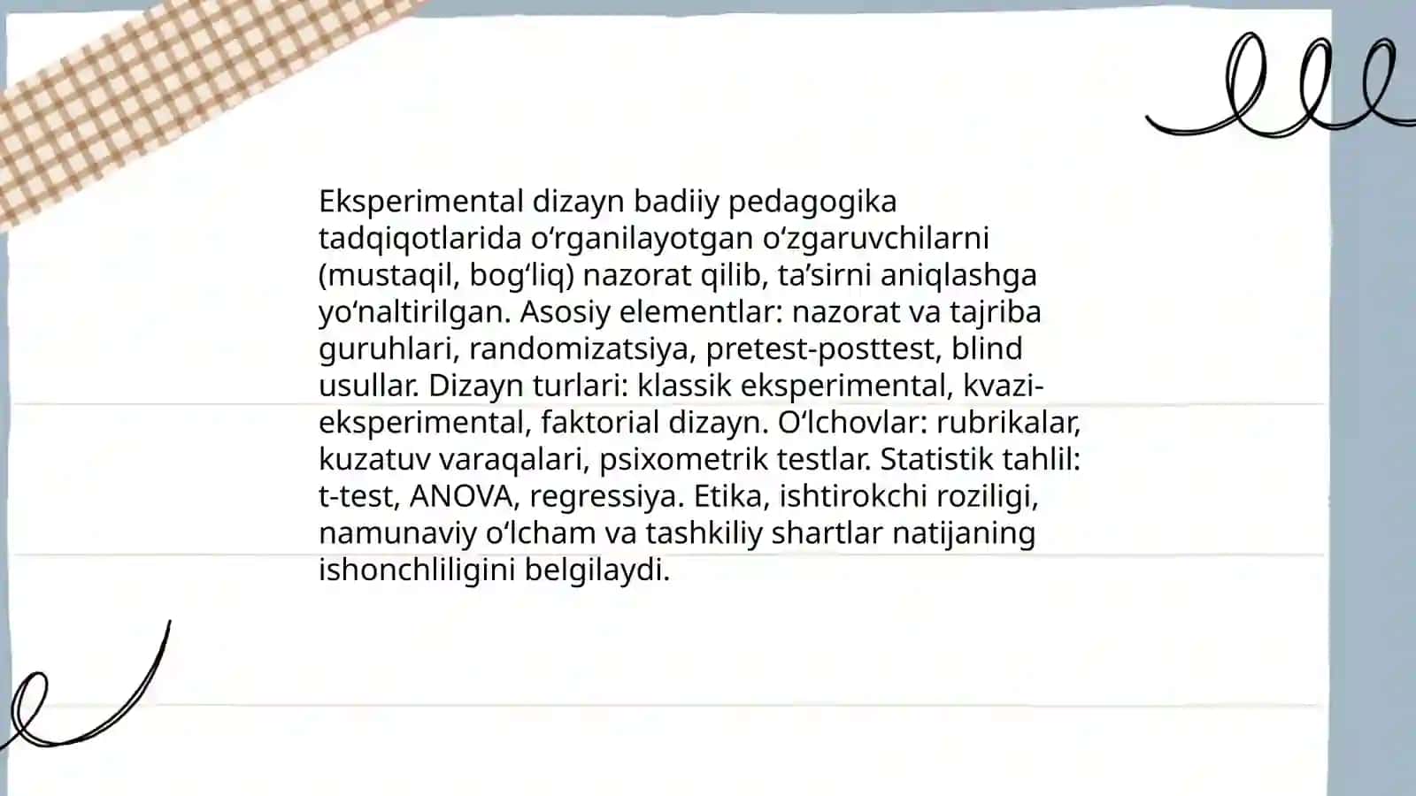 Badiiy pedagogikaning ilmiy tadqiqot metodlari 4