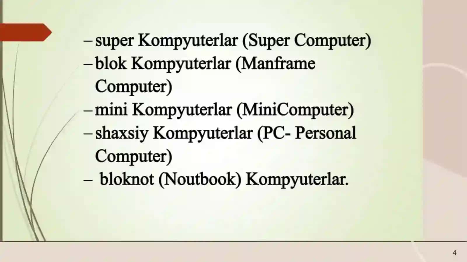 Zamonaviy shaxsiy kompyuter tashkilotuvchi qurilmalar 4