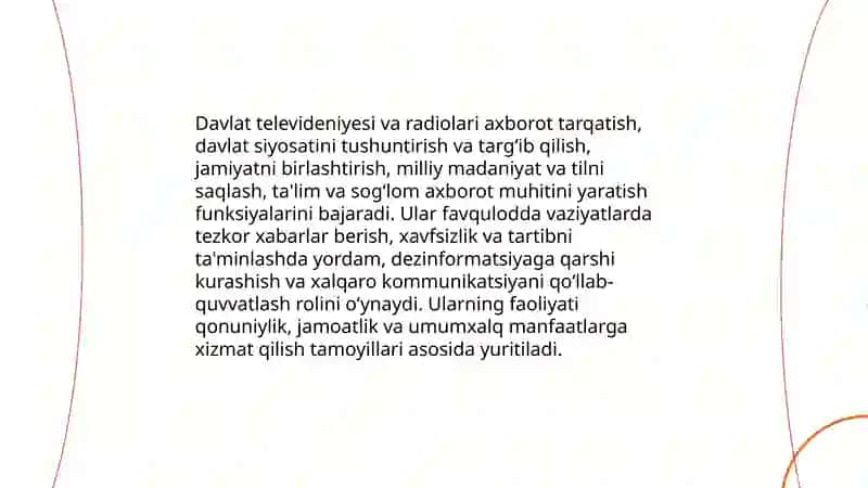 O‘zbekiston Respublikasi ommaviy axborot qurolli kuchlari faoliyati 4