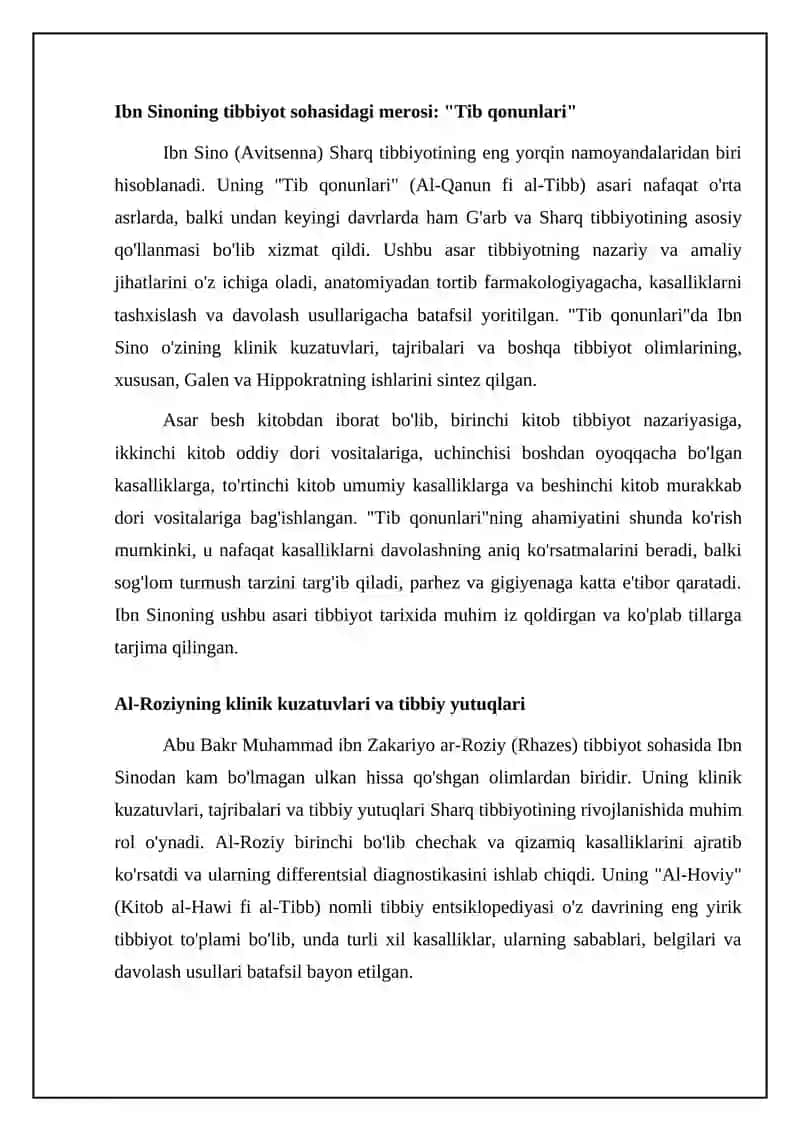 Sharq allomalari va tibbiyot haqidagi qarashlar 4