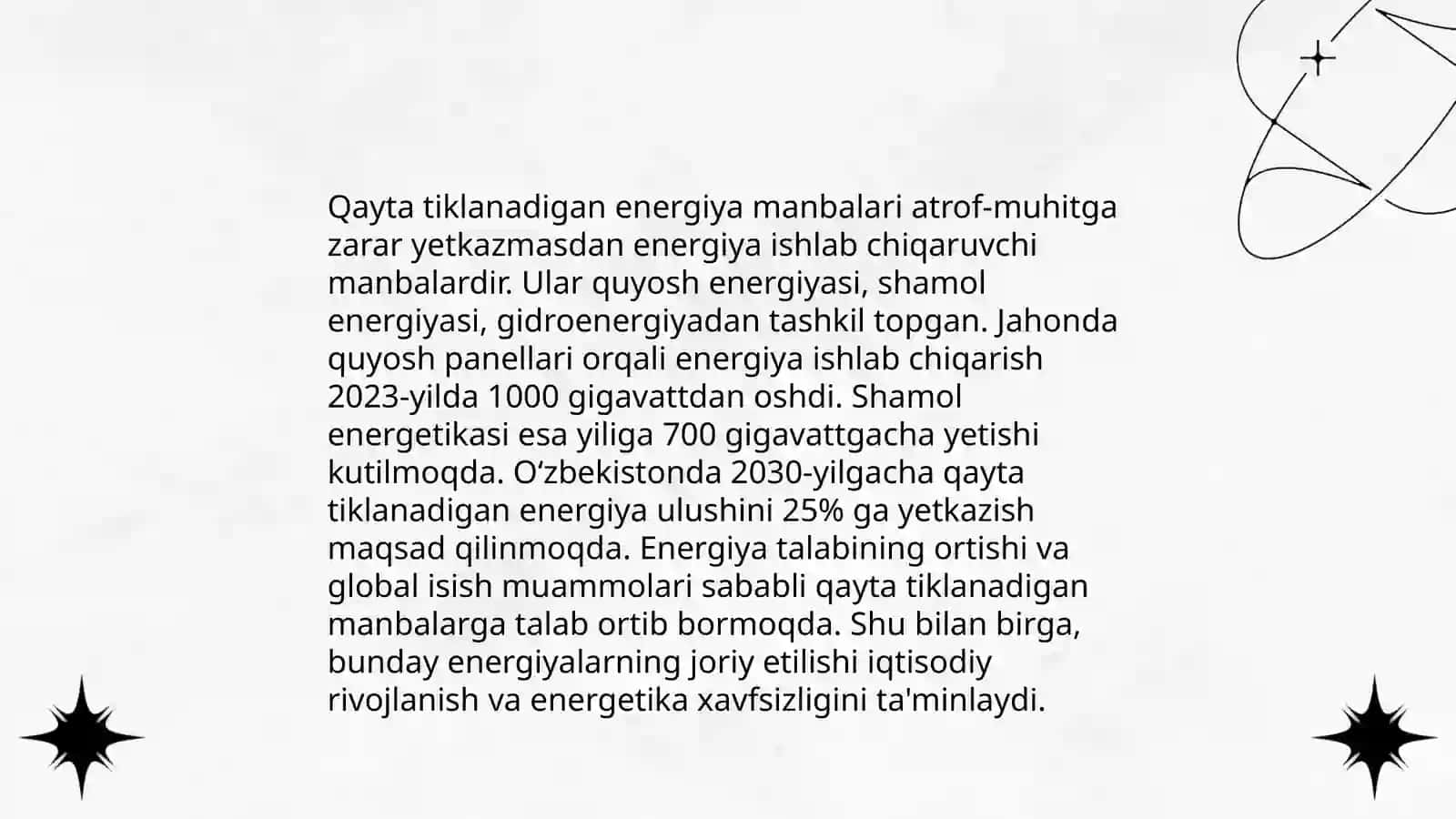 Energetika texnologiyalarining rivojlanishi 4