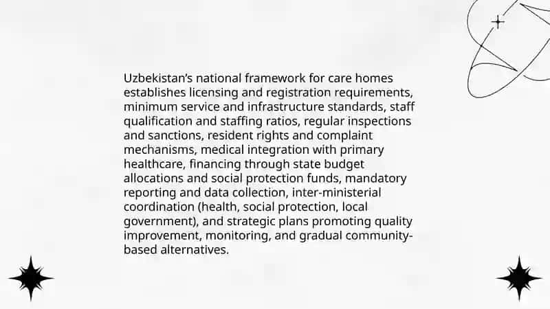 A care home system in Uzbekistan 4