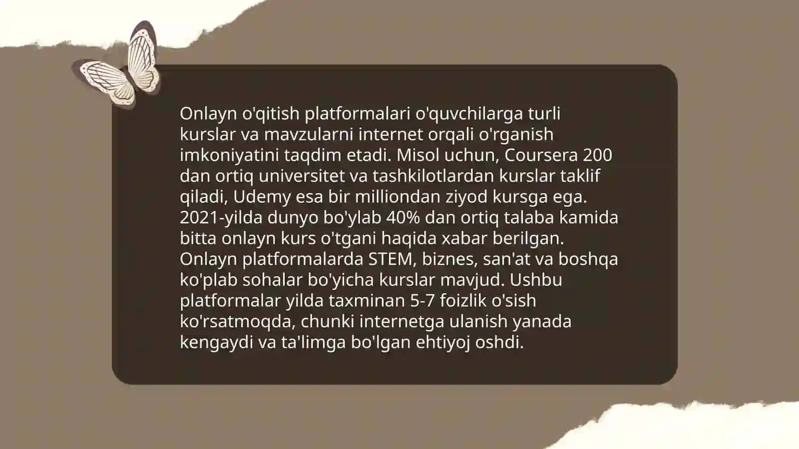 Ta'lim jarayonini tashkil etishda internet xizmatlaridan foydalanish 4