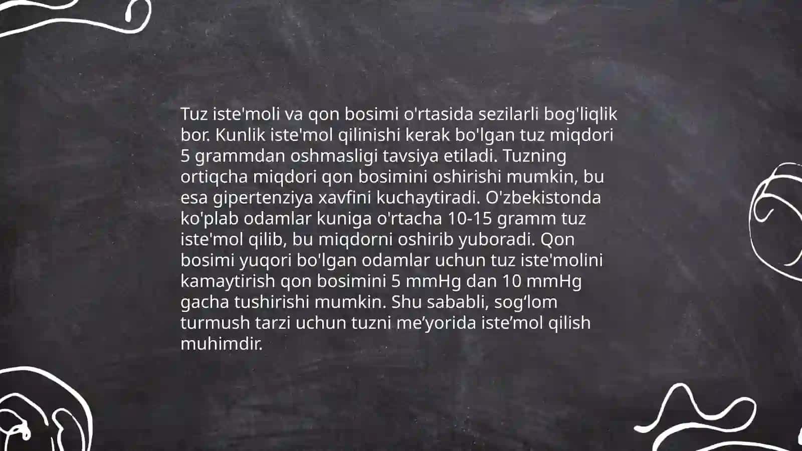 Tuz va inson organizmi 4