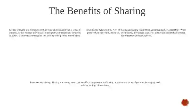 Introduction to Caring and Sharing 4