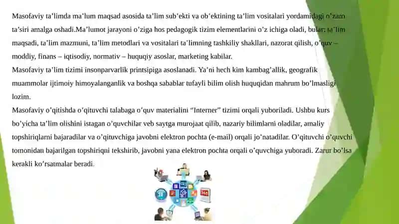 Masofaviy ta'lim texnologiyasi 4