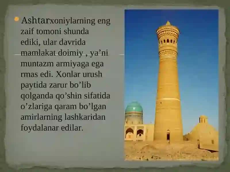 Buxoro Amirligining tashkil topishi 4