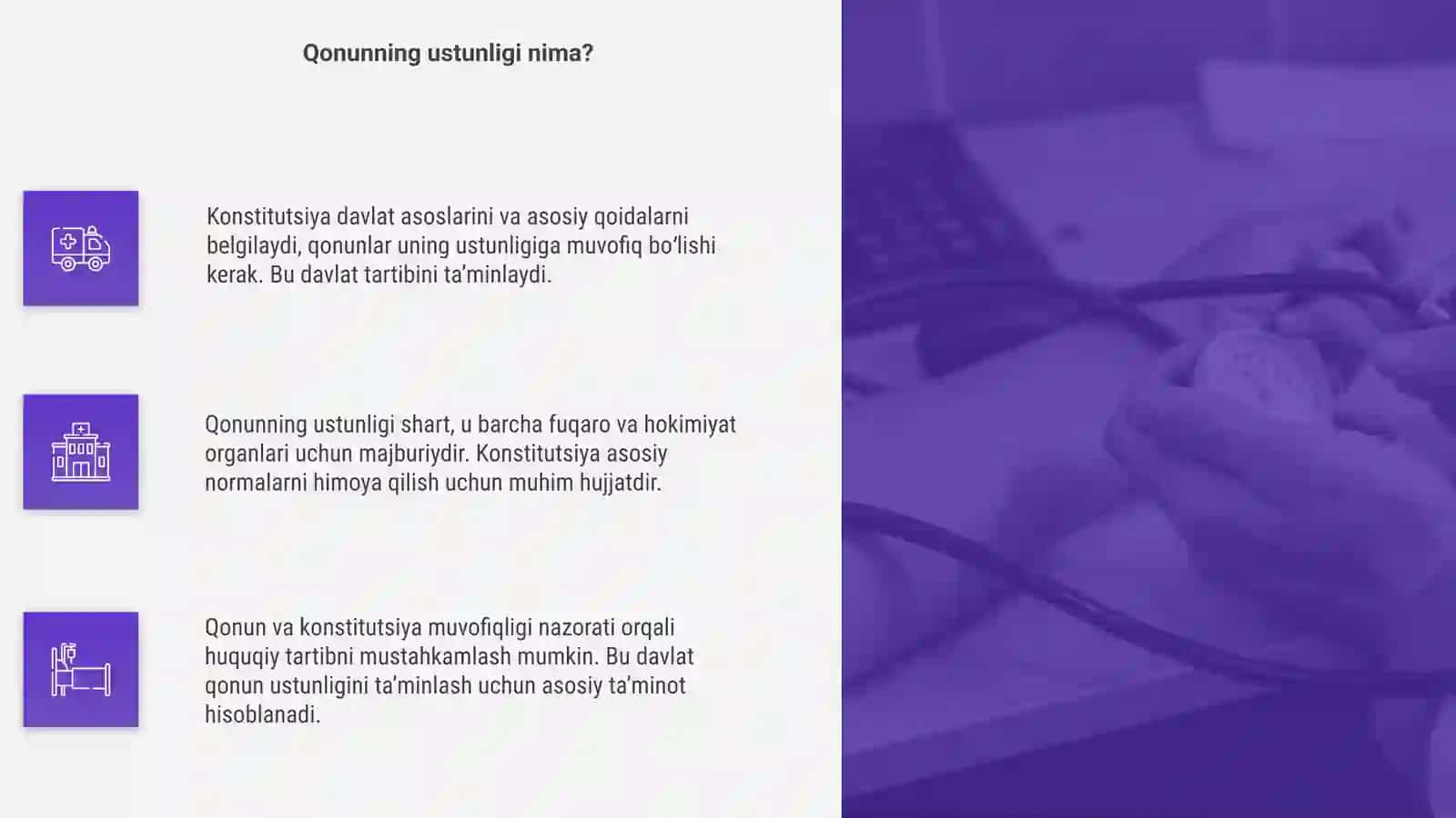 Konstitutsiya va qonunning ustunligi 4