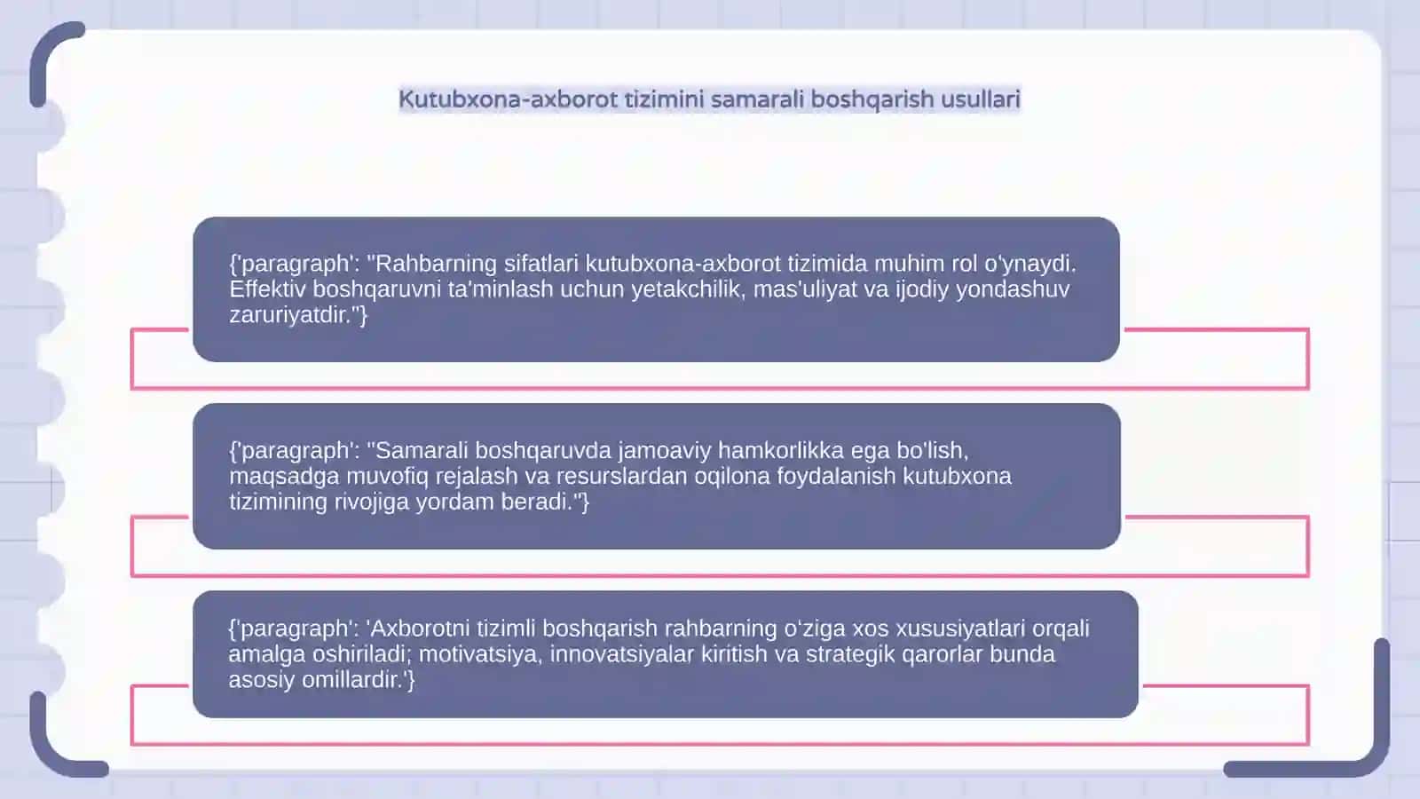 Rahbarning shaxsiy xususiyatlari kutubxona menejmentida 4