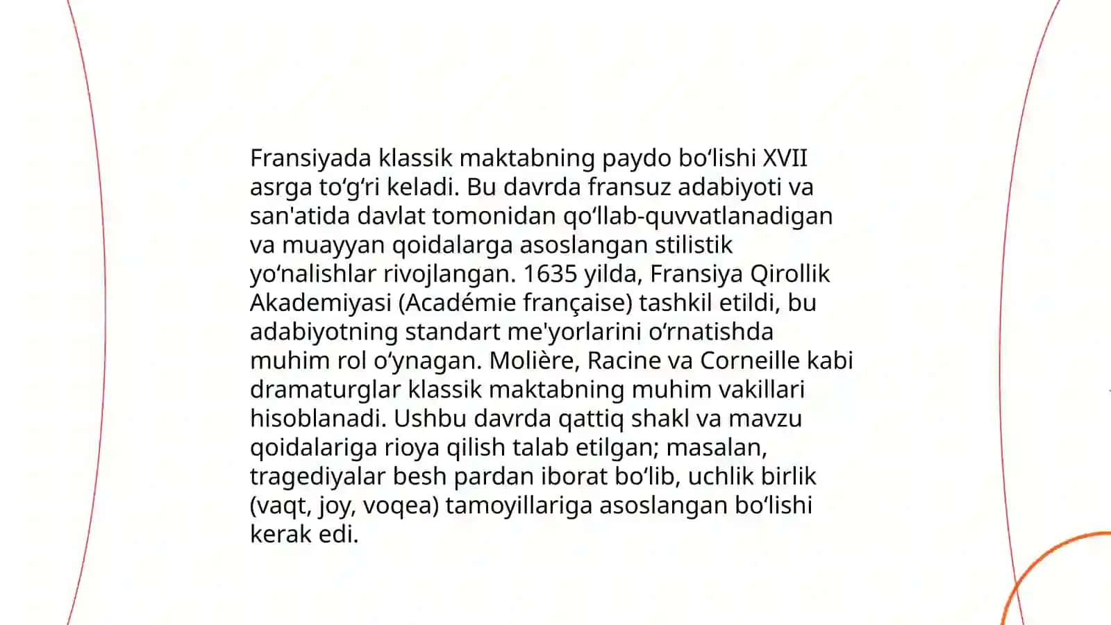 Angliya va Fransiyada klassik maktabning shakllanishi 4