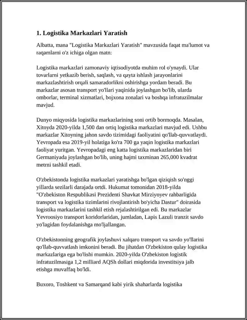 Logistika Markazlari Yaratish 4